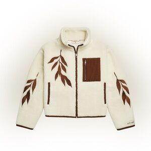 Taylor Swift Life is a Willow Zip Up Sherpa Fleece Jacket-NWT